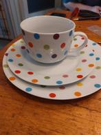 Leuk polkadot setje, Ophalen of Verzenden, Overige stijlen, Bord(en)