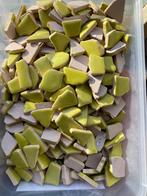 Mozaiek keramiek puzzel steentjes lime 100 gram, Hobby en Vrije tijd, Nieuw, Ophalen of Verzenden, Materiaal