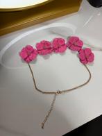 BIJOU BRIGITTE Ketting met Bloemen, Sieraden, Tassen en Uiterlijk, Overige materialen, Verstelbaar, Ophalen of Verzenden, Zo goed als nieuw