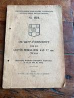 KL KNIL Voorschrift Bren Gun 1945 machinegeweer techniek NBS, Verzamelen, Verzenden, Nederland, Boek of Tijdschrift