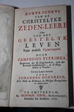 Vitringa - Korte schets van de Christelyke Zeden-Leere 1717, Ophalen of Verzenden