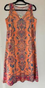 Leuke fleurige zomerjurk maat M ., Maat 38/40 (M), Oranje, Ophalen of Verzenden, Zo goed als nieuw