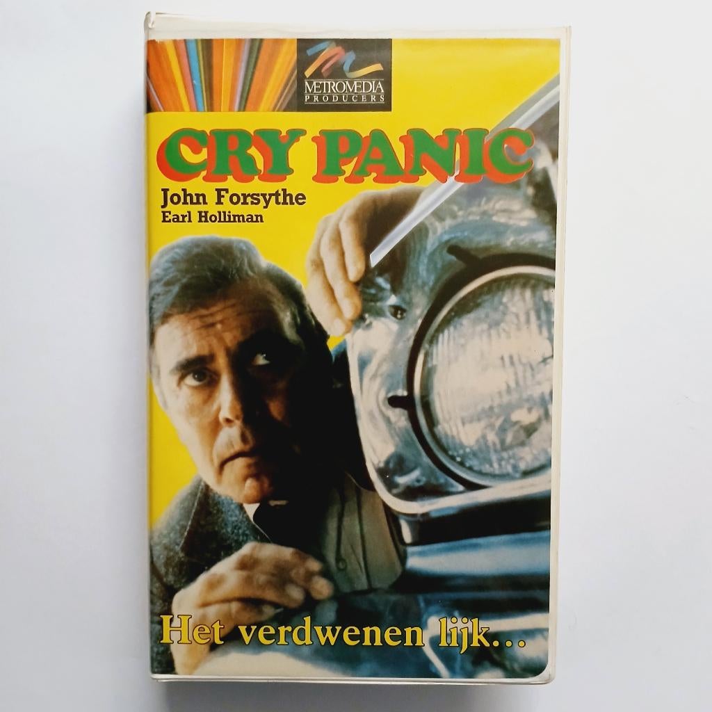 Cry Panic - NL ex rental BETAMAX - Video for Pleasure, Alle leeftijden, Verzenden, Gebruikt, Thrillers en Misdaad