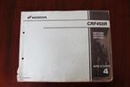 Honda CRF450R 2003 parts catalogue CRF 450 R 2,3,4, Ophalen of Verzenden, Honda