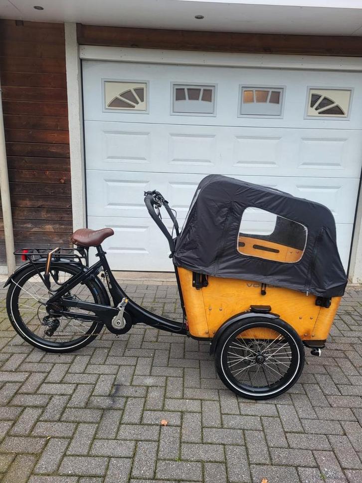 Nog een mooie en goede elektrische bakfiets Vogue, Fietsen en Brommers, Fietsen | Bakfietsen, Zo goed als nieuw, 4 kinderen of meer