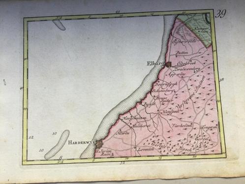 Overijssel, Harderwijk, Elburg e.o.,, JC Sepp, 1773, Antiek en Kunst, Kunst | Etsen en Gravures, Verzenden