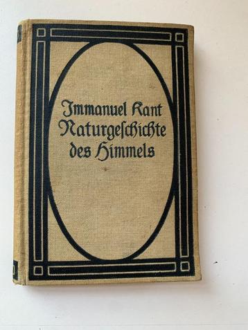Immanuel Kant Allgemeine Naturgeschichte 1884 beschikbaar voor biedingen