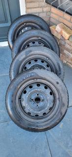 4 stalen velgen met winterbanden, Dunlop Winter Response 2, Ophalen, 14 inch, Gebruikt, 175 mm