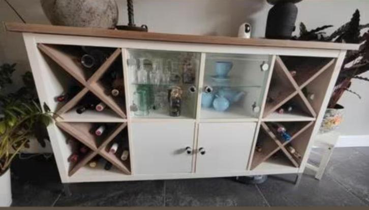 Luxe Kallax 8 vaks tafel open kast vakkenkast Ikea 4x2, Huis en Inrichting, Kasten | Wandmeubels, Zo goed als nieuw, Minder dan 100 cm