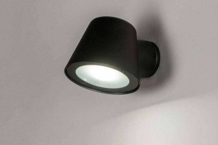 wandlamp buitenlamp zwart of taupe tuin of bank bed hal lamp, Huis en Inrichting, Lampen | Wandlampen, Nieuw, Glas, Metaal, Ophalen of Verzenden