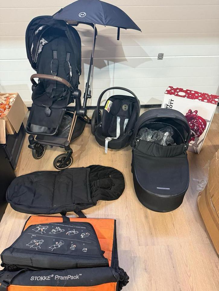 Cybex Priam Kinderwagen, Kinderen en Baby's, Kinderwagens en Combinaties, Zo goed als nieuw, Combiwagen, Overige merken, Met autostoeltje