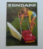 Zündapp Folder Grasmaaiers "Benzine en Elektr.kabel, Verzenden, Zo goed als nieuw, Folder