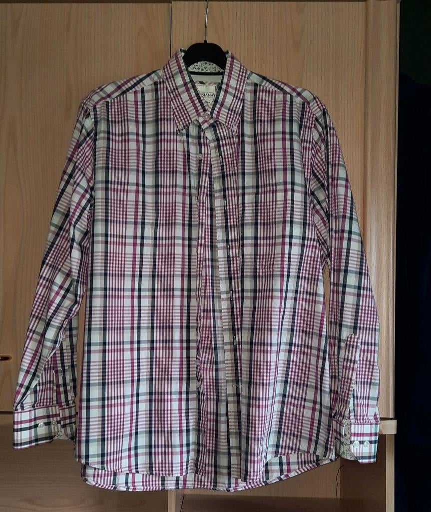 Overhemd Louisiana maat L, Kleding | Heren, Overhemden, Ophalen of Verzenden, Zo goed als nieuw, Louisiana, Halswijdte 41/42 (L)