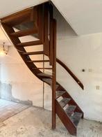 Houten Wenteltrap, Doe-het-zelf en Verbouw, Ladders en Trappen, Ophalen, Gebruikt, Trap, 2 tot 4 meter