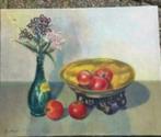 Olieverf tomaten in schaal bloemen A. vd Horst C. Bouter, Antiek en Kunst, Ophalen