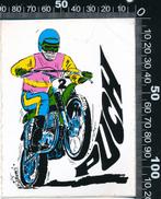 Sticker: Puch - Crossmotor (1), Ophalen of Verzenden, Zo goed als nieuw, Auto of Motor