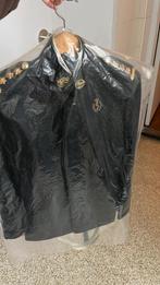 Vintage zwart militaire jasje met gouden emblemen, Kleding | Heren, Ophalen of Verzenden, Zo goed als nieuw, Overige maten, Zwart