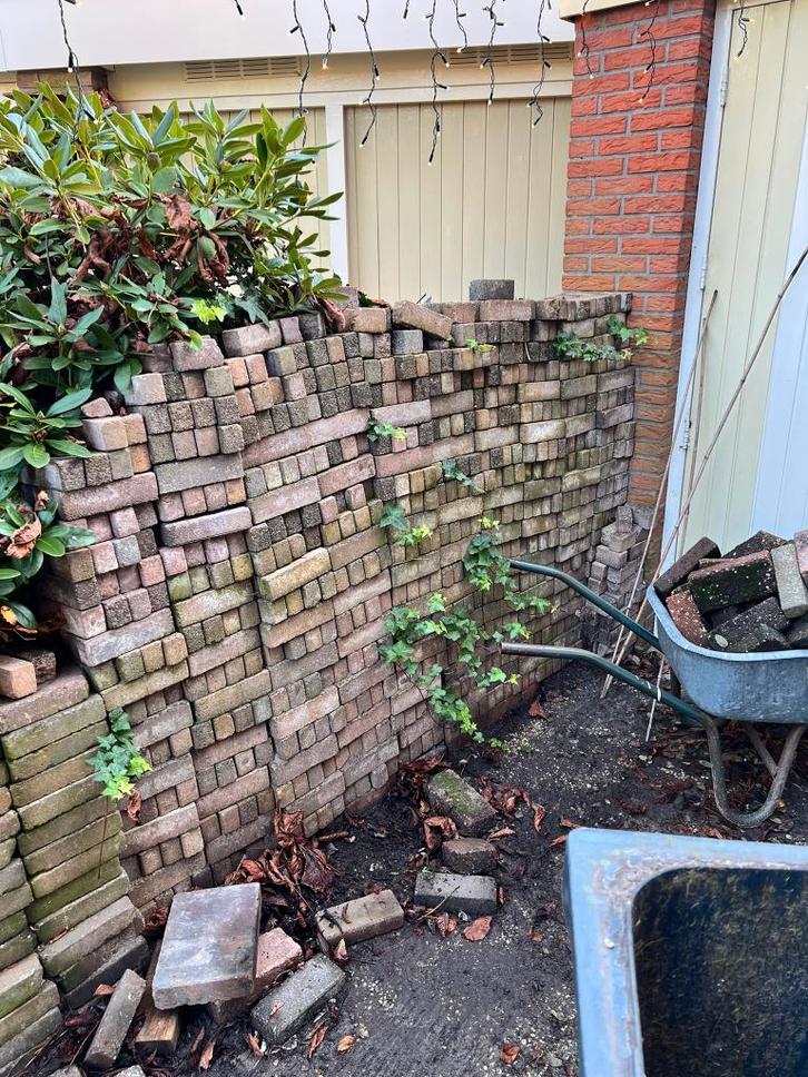 Waaltjes, Tuin en Terras, Tegels en Klinkers, Gebruikt, Klinkers, Beton, 5 tot 10 m², Ophalen