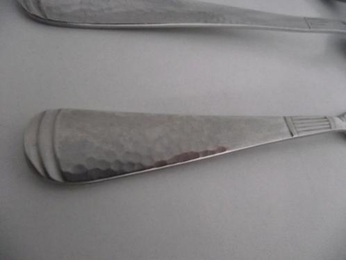 4 stuks vintage Sola hamerslag 620 bestek 1950-1960 per stuk, Antiek en Kunst, Antiek | Bestek, Ophalen of Verzenden