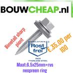 Zonnepaneel schroeven met bimetall scherpe punt, Ophalen of Verzenden, Nieuw