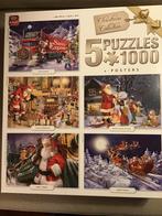 Kerst Legpuzzels 5 stuks 4 Spikslinternieuw 1000 st NIEUW, Ophalen of Verzenden, 500 t/m 1500 stukjes, Nieuw, Legpuzzel