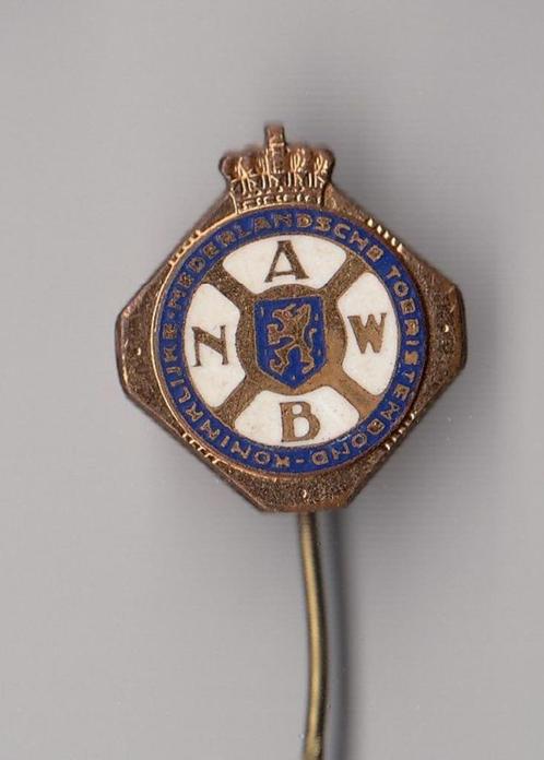 ANWB emaille speldje, Verzamelen, Speldjes, Pins en Buttons, Gebruikt, Speldje of Pin, Overige onderwerpen, Ophalen of Verzenden