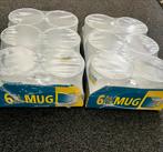 12 nieuwe Duralex theeglazen mokken 25cl, Glas of Glazen, Nieuw, Ophalen of Verzenden, Glas