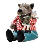 IKEA Lufsig wolf oma knuffel pluche Roodkapje, Kinderen en Baby's, Speelgoed | Knuffels en Pluche, Gebruikt, Verzenden