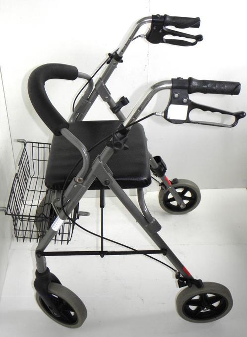 Nette Lichtgewicht Aluminum rollator, Diversen, Rollators, Zo goed als nieuw, Lichtgewicht, Ophalen of Verzenden