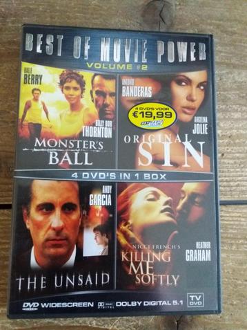 Best of Movie Power, volume 2 (4 films in 1 box)! beschikbaar voor biedingen