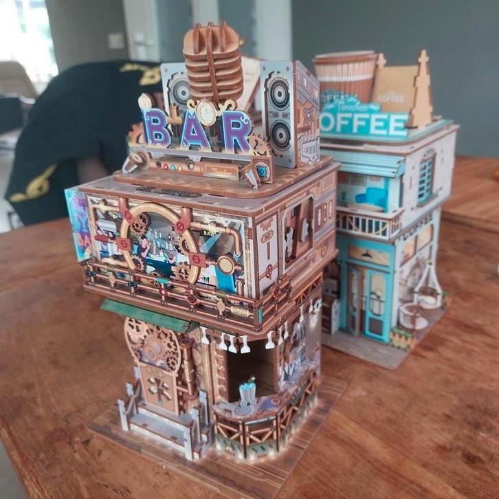 Set van 3 tafelprullenbakken, Verzamelen, Poppenhuizen en Toebehoren, Zo goed als nieuw, Poppenhuis, Ophalen of Verzenden