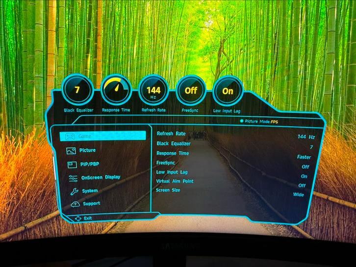 ️ Samsung Odyssey G5 27” QHD 144Hz Curved Gaming Monitor, Telecommunicatie, Zenders en Ontvangers, Zo goed als nieuw, Ophalen of Verzenden