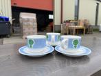 Retro theeservies (6-delig) Koffiekopjes, Huis en Inrichting, Keuken | Servies, Ophalen of Verzenden, Zo goed als nieuw, Nvt, Overige stijlen