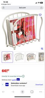 2 Elegante metalen krantenhouders, Ophalen of Verzenden, Zo goed als nieuw