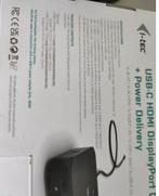 i-tec USB-C HDMI DP Dock PD100W USB C31HDMIDPDOCKPD, Laptop, Ophalen of Verzenden, Zo goed als nieuw, USB-hub