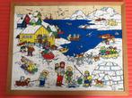 🌸 ROLF🌸 houten puzzel winter 120st, set Melissa&Doug etc, Van hout, 4 tot 6 jaar, Meer dan 50 stukjes, Ophalen of Verzenden