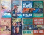 8 boeken TekWar serie van William Shatner., Ophalen of Verzenden