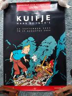 Kuifje poster, Ophalen of Verzenden, Kuifje, Zo goed als nieuw, Plaatje, Poster of Sticker