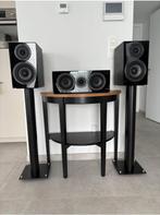 Combo Wharfedale (surrounds + central speaker) Diamond line, Ophalen, Zo goed als nieuw, Front, Rear of Stereo speakers, Overige merken