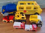 Gratis auto's 2x hout 5x plastic, Kinderen en Baby's, Ophalen, Gebruikt