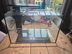 Aquarium Superfish quadro 70 startpakket OVERCOMPLEET, Dieren en Toebehoren, Vissen | Aquaria en Toebehoren, Ophalen, Zo goed als nieuw