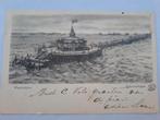 Scheveningen,  pier, 1900, gelopen, Ophalen of Verzenden, Voor 1920, Zuid-Holland