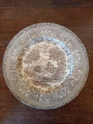 Bord Staffordshire Ironstone tableware, bruin, 28 cm beschikbaar voor biedingen