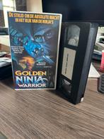 GOLDEN NINJA WARRIOR - KUNG FU - Vechtfilm - Karatefilm VHS, Cd's en Dvd's, VHS | Film, Ophalen of Verzenden, Zo goed als nieuw