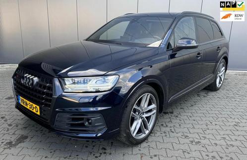 Audi SQ7 SQ7 ACC PANO 4WIELSTU HEADUP GRIJS KENt. TREKHAAK S, Auto's, Bestelauto's, Bedrijf, Te koop, 4x4, ABS, Achteruitrijcamera