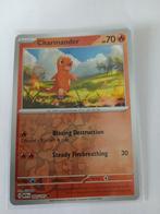 Charmander - Mew 004/165 - (3x beschikbaar), Ophalen of Verzenden, Zo goed als nieuw, Losse kaart