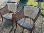 Set van 2 rotan stoelen met kussens, Ophalen, Twee, N, N