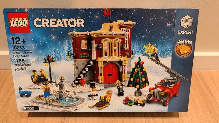 NIEUW & SEALED Lego 10263 Brandweerkazerne in winterdorp, Kinderen en Baby's, Speelgoed | Duplo en Lego, Nieuw, Lego, Complete set