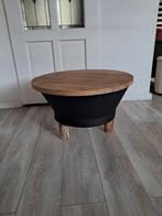 Ronde salontafel, doorsnee blad 70cm, hoogte 40cm, Huis en Inrichting, Tafels | Salontafels, Ophalen, Gebruikt, 50 tot 100 cm