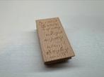 Stempel tekst, Hobby en Vrije tijd, Stempelen, Ophalen of Verzenden, Nieuw